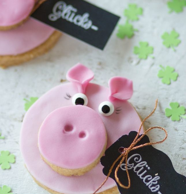 DIY Glücksschwein-Kekse für eure Silvesterparty