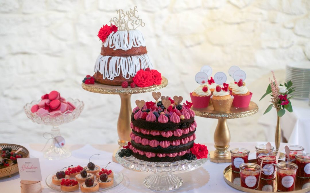 Beeriges Naschvergnügen, ein Sweet Candy Table auf Schloss Ehrenfels