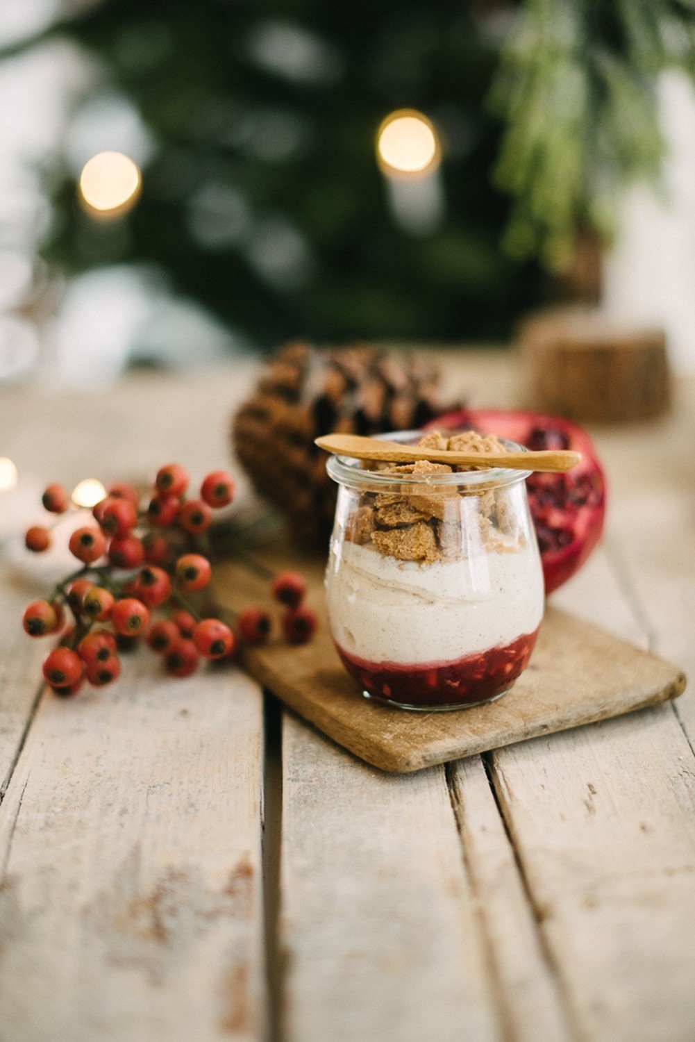 Rezept weihnachten dessert preiselbeeren