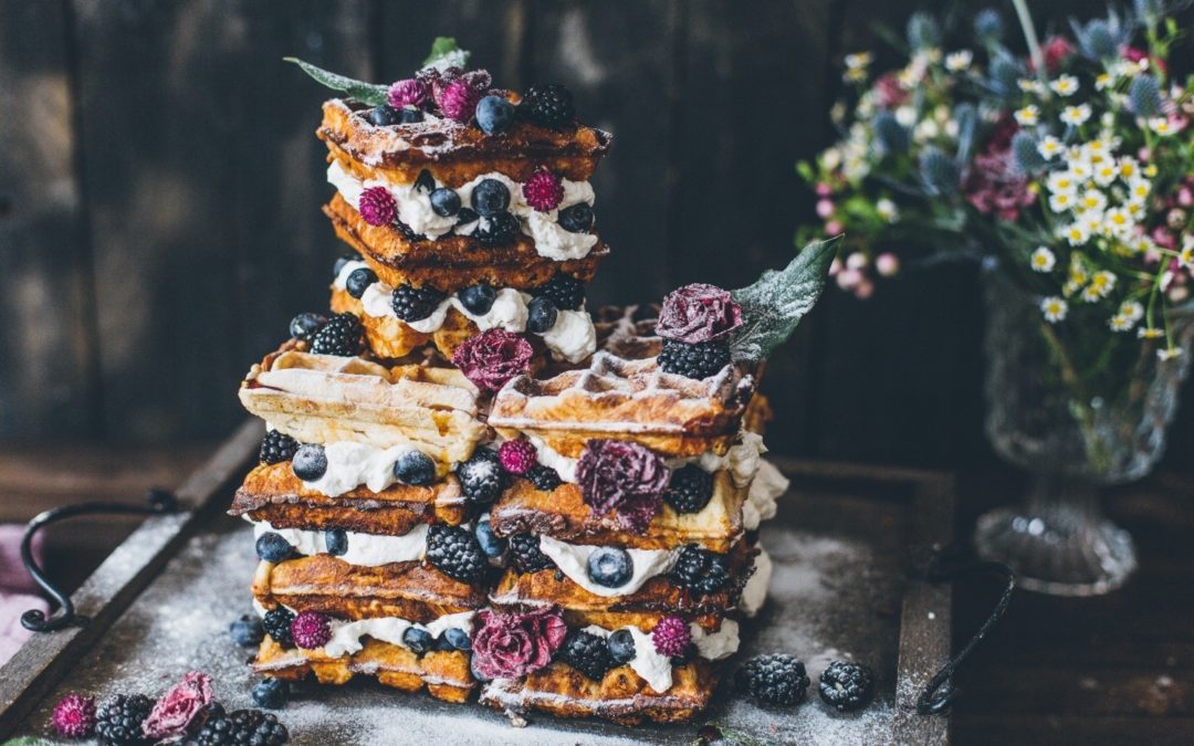 Hochzeitrend 2019, als Hochzeitstorte einen Wafflecake!
